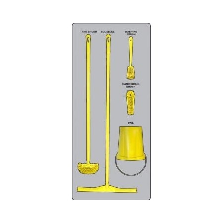 Accuform WET ZONE STOREBOARDS ULTRA PSB713GTYL PSB713GTYL